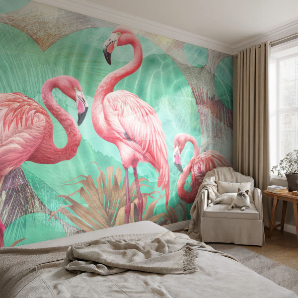 Samoprzylepna tapeta Egzotyczne ptaki 104x70 Wallfluent