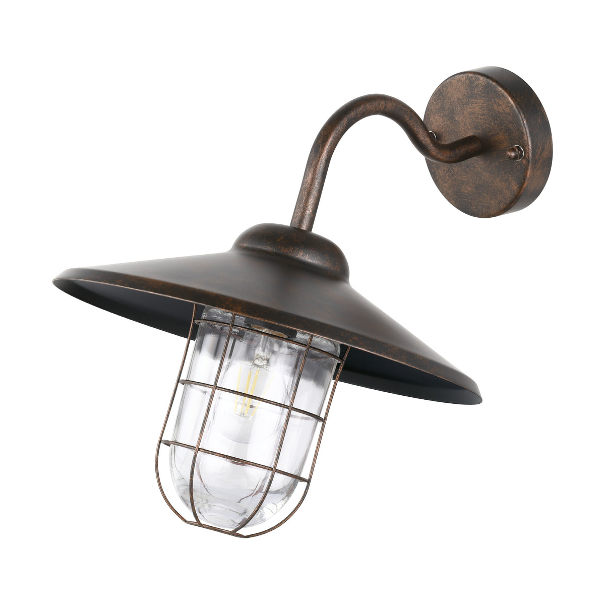 EGLO wandlamp buiten Melgoa - e27 - 30 cm - koper antiek