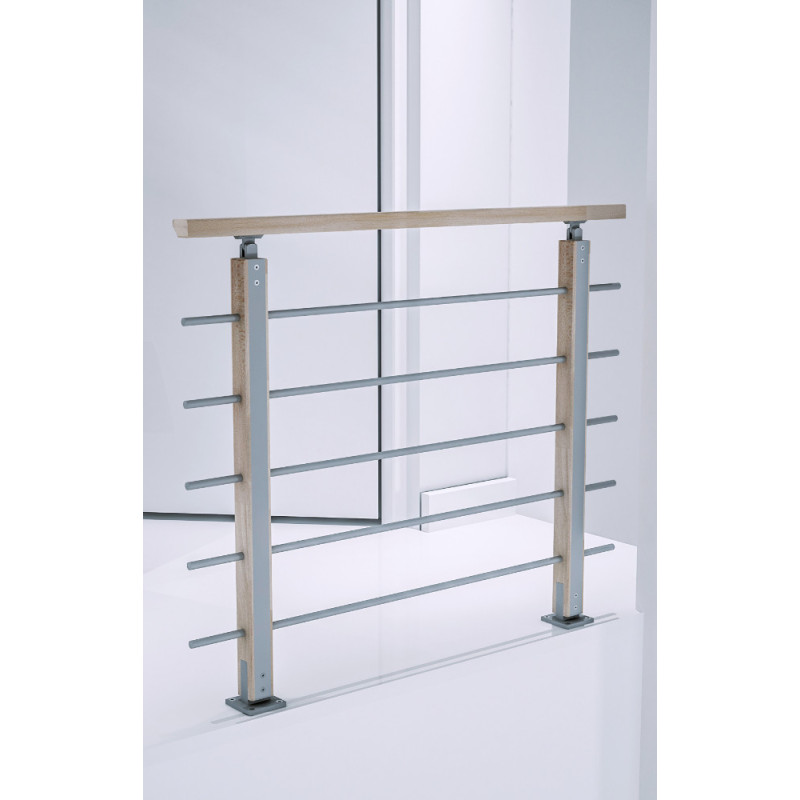 Kit garde-corps type H pour escalier Bretagne 120 cm SOGEM