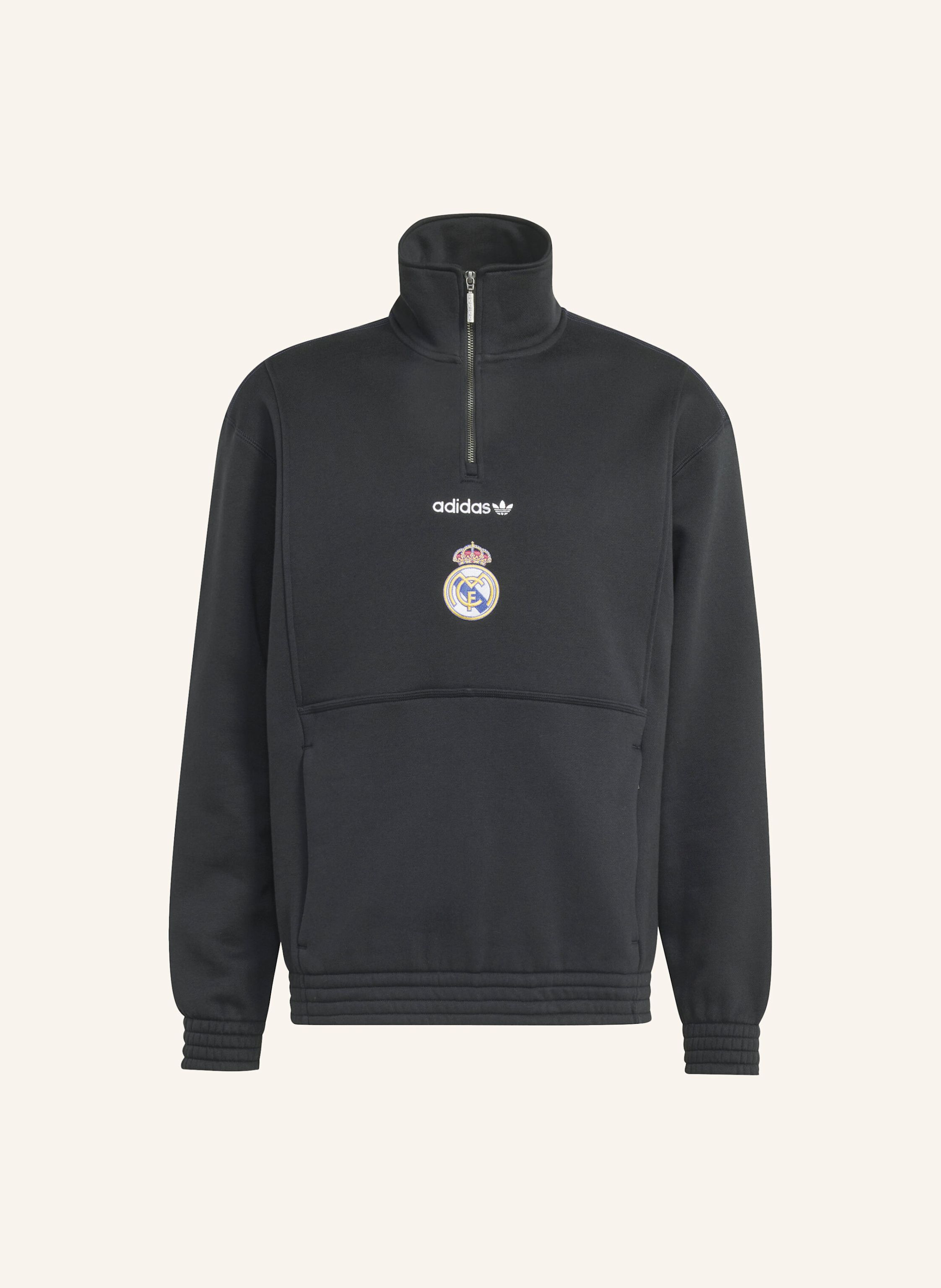 adidas REAL MADRID EQT OBERTEIL, REISSVERSCHLUSS BIS ZUR BRUST