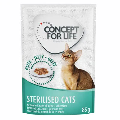 Concept for Life Sterilised Cats with Chicken – in Jelly