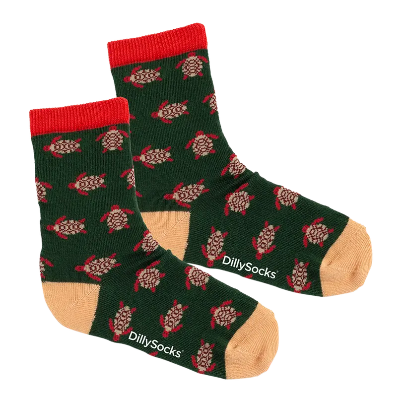 Socken Turtle Love