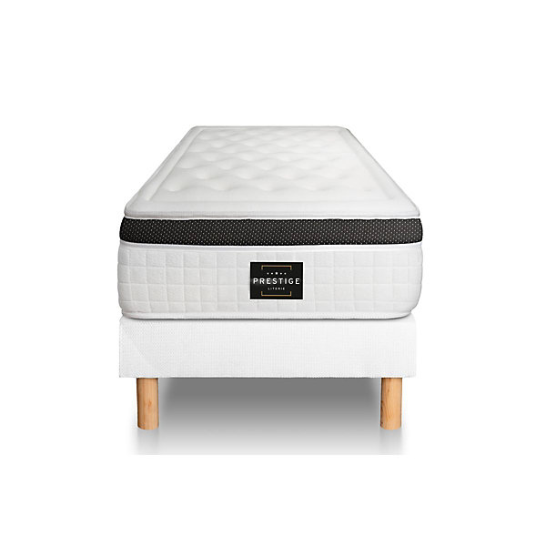 Ensemble Mémoire de forme de confort Equilibré avec sommier kit