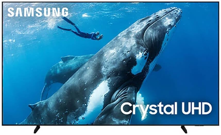Samsung 98-Inch Class 4K Crystal UHD DU9000 Series HDR Smart TV  Object Tracking Sound Lite  Motion Xcelerator 120Hz  Supersize Picture Enhancer  Mega Contrast  Alexa Built-In (UN98DU9000  2024 Model)