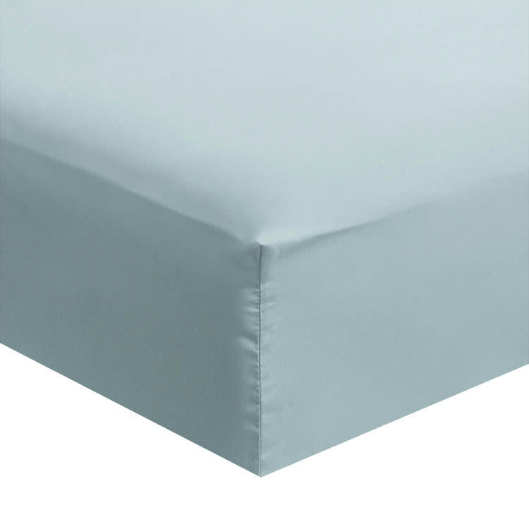 - Drap housse grand bonnet microfibre Vert Eau 160x200 cm