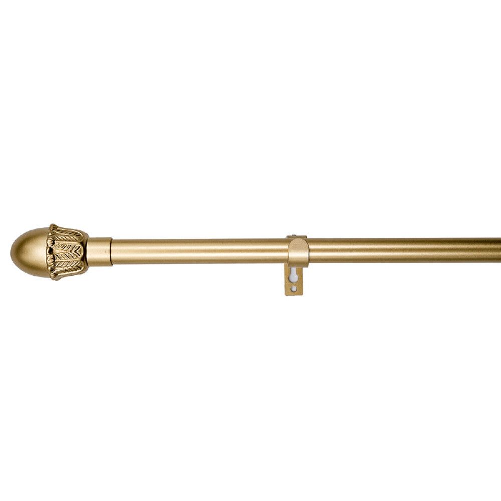GARDINSTANG KIRSCH MOZART SETT 120-210M Ø19MM GULL BLANK