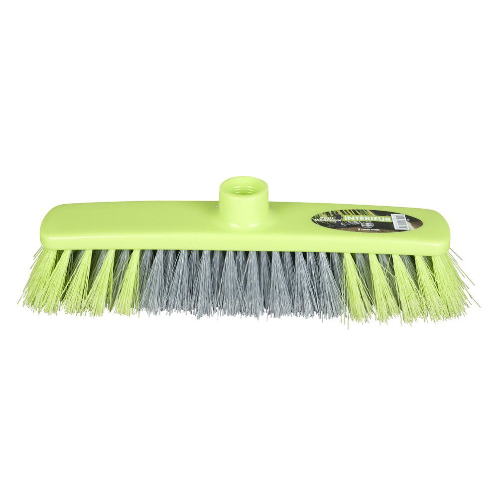 Tête de balai d'intérieur vert moustache grise