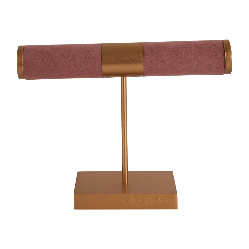 Sieradenrek - roze - 14.5x14.5x7 cm