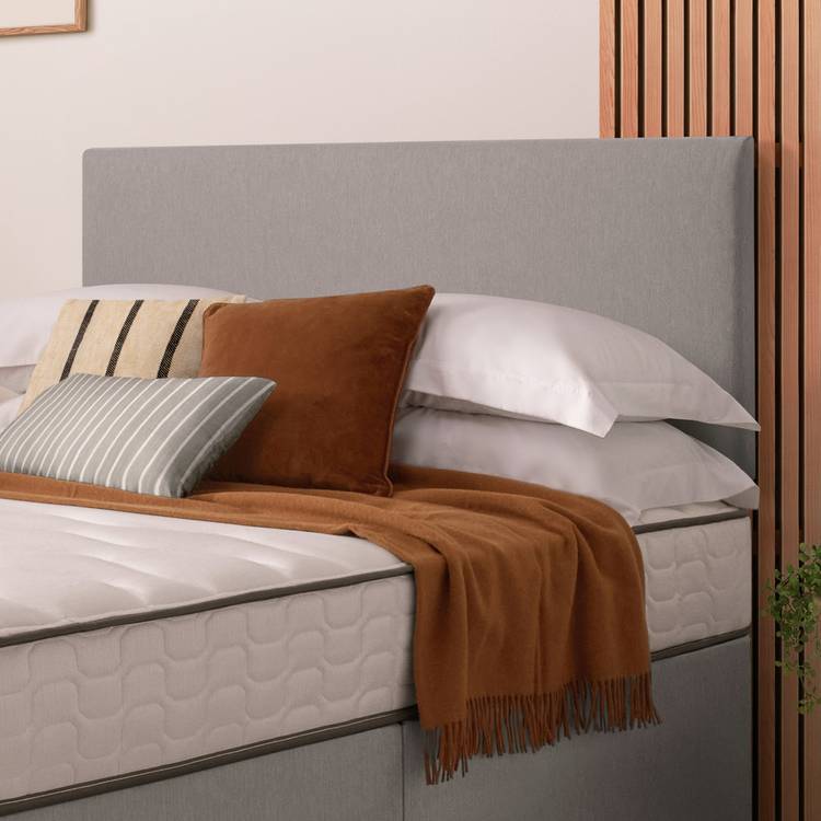 Silentnight Milan Single Headboard - Light Grey