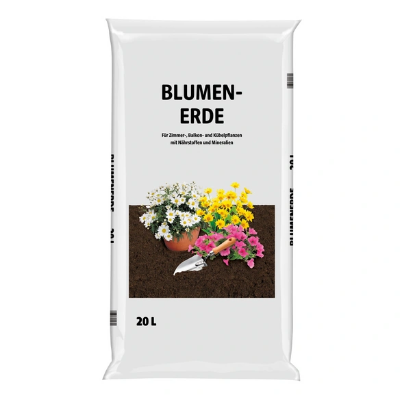 Blumenerde, zum Topfen und Umtopfen, 20 Liter