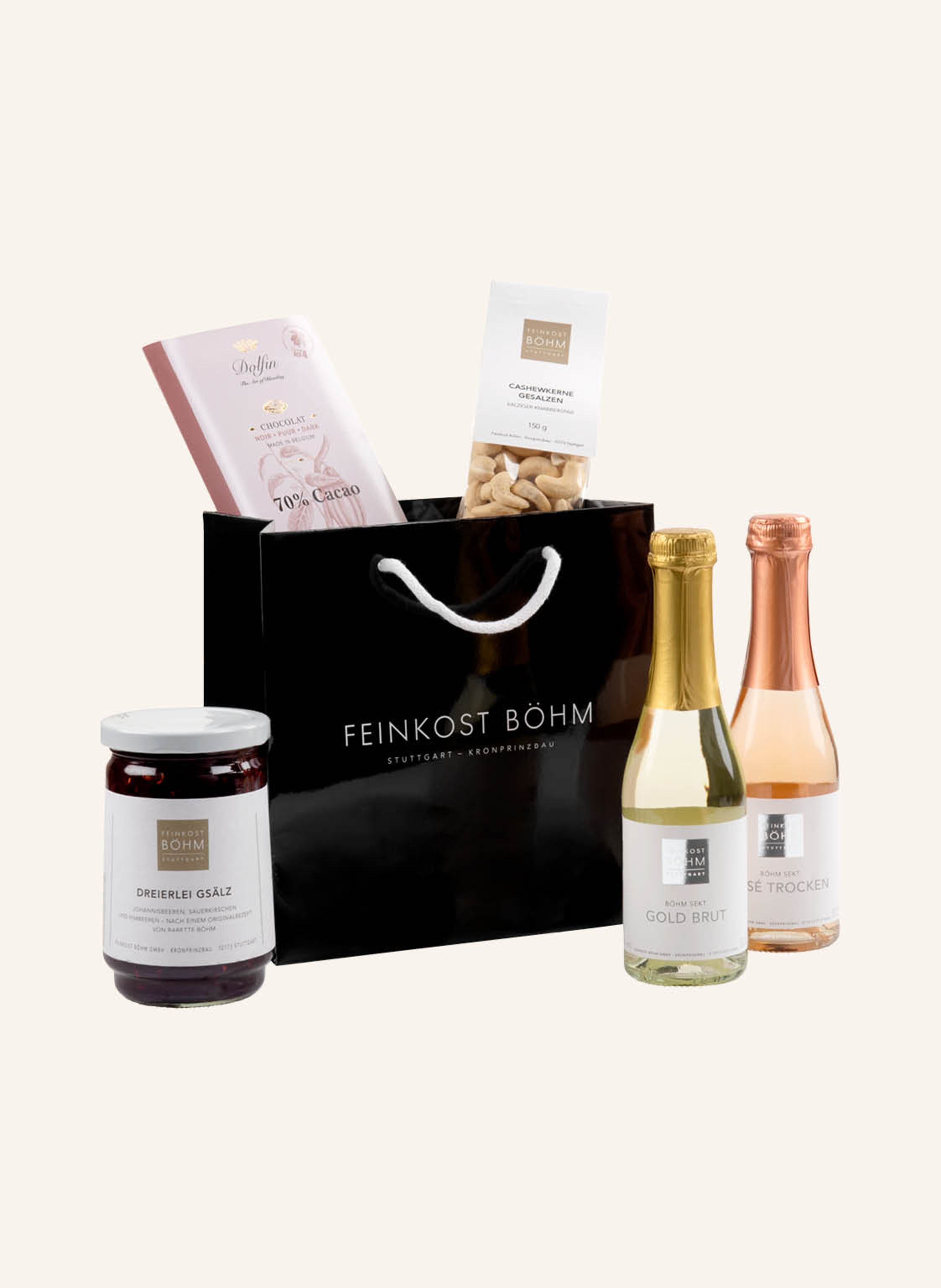 Feinkost Böhm Geschenktüte FEINES MITBRINGSEL