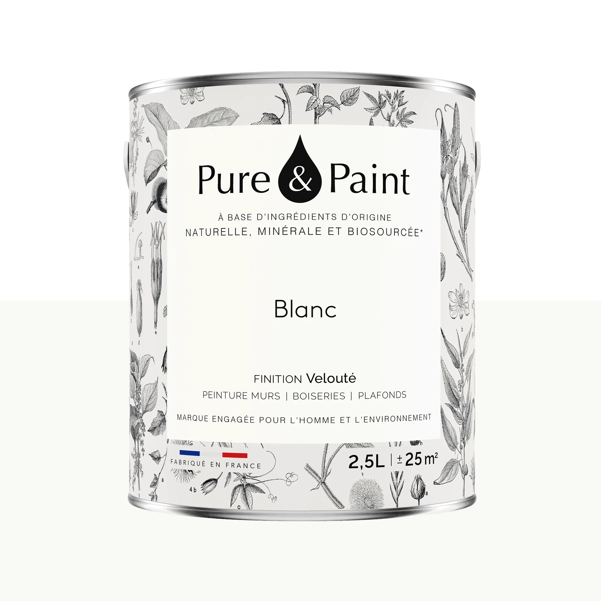 Pure and Paint Peinture Peinture blanc 2,5 L