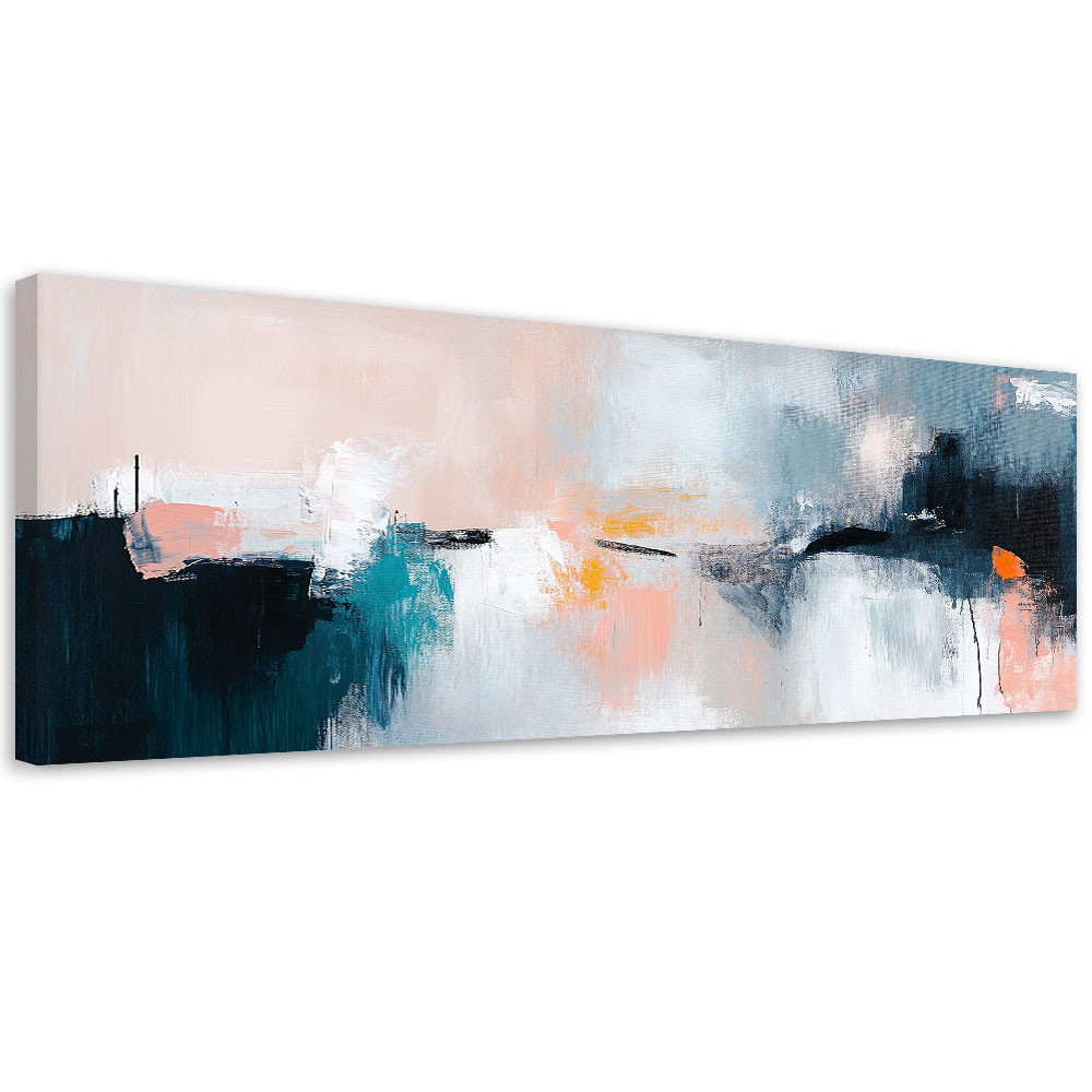 Feeby Obraz na płótnie, Pastelowa Kolorowa Abstrakcja 90x30