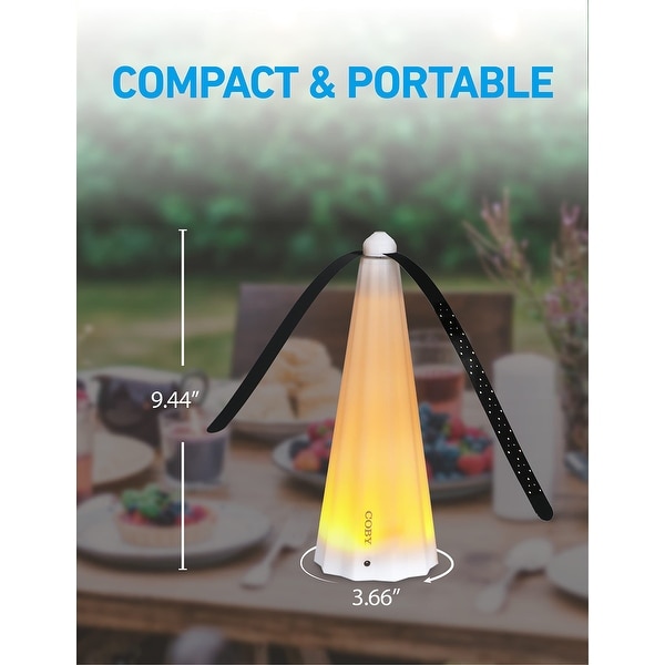 Coby Portable Fly Repellent Fan with Soft-Touch Blades