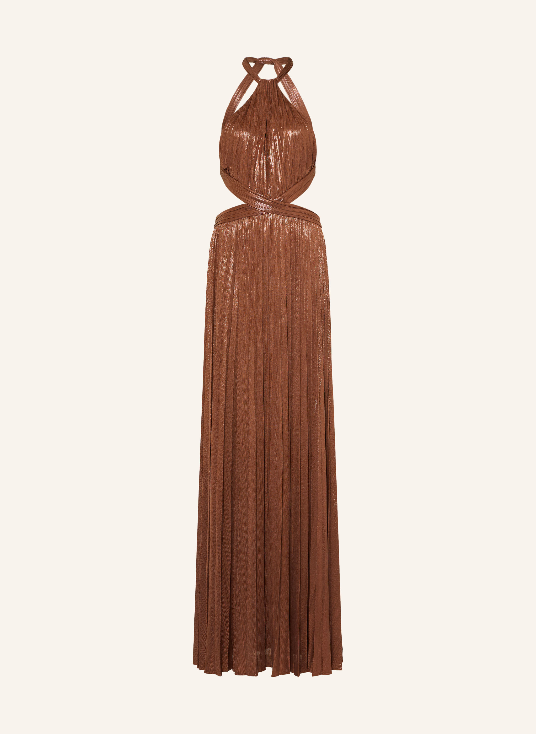 RETROFÊTE Abendkleid SHELL mit Plissees
