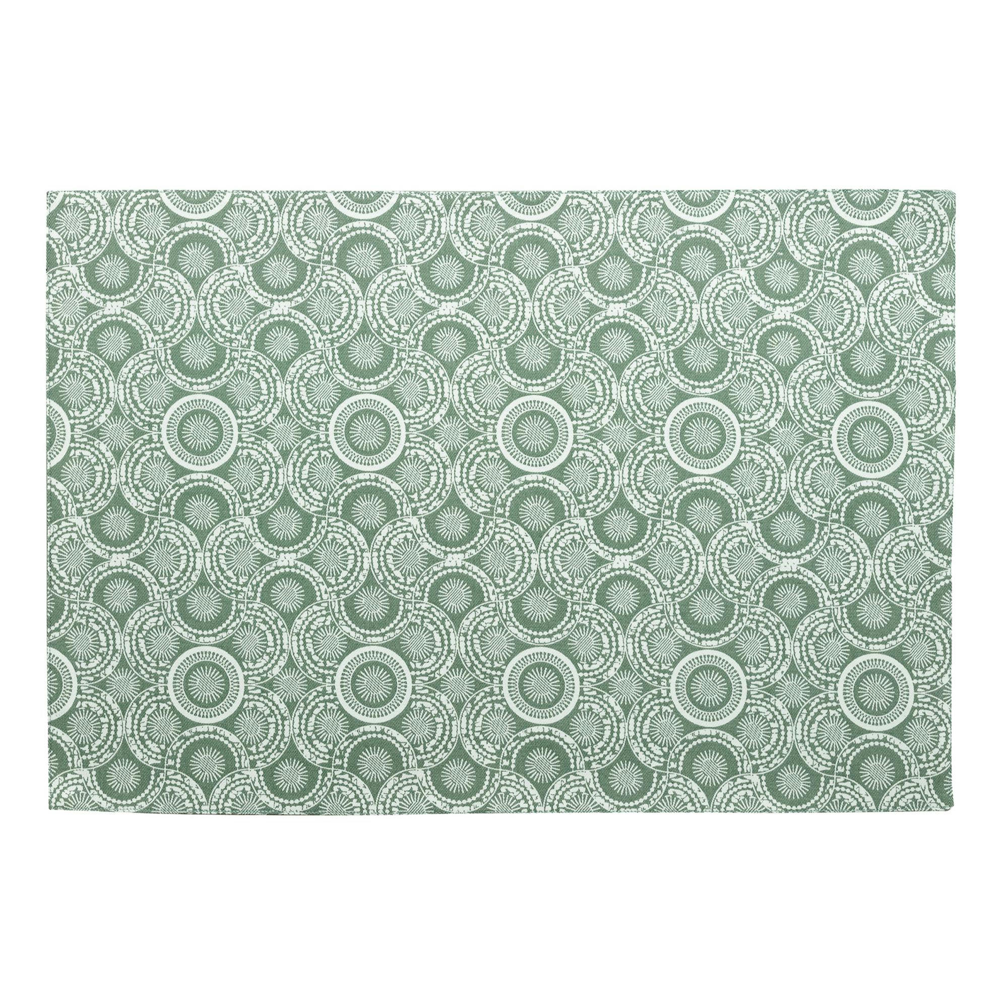 ELINE - Set de table  en coton ecume 33 x 48