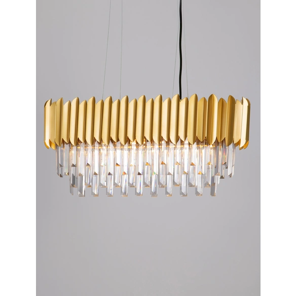 Pendelleuchte »Magnolia «, LED, 5 W, Höhe: 120 cm, goldfarben