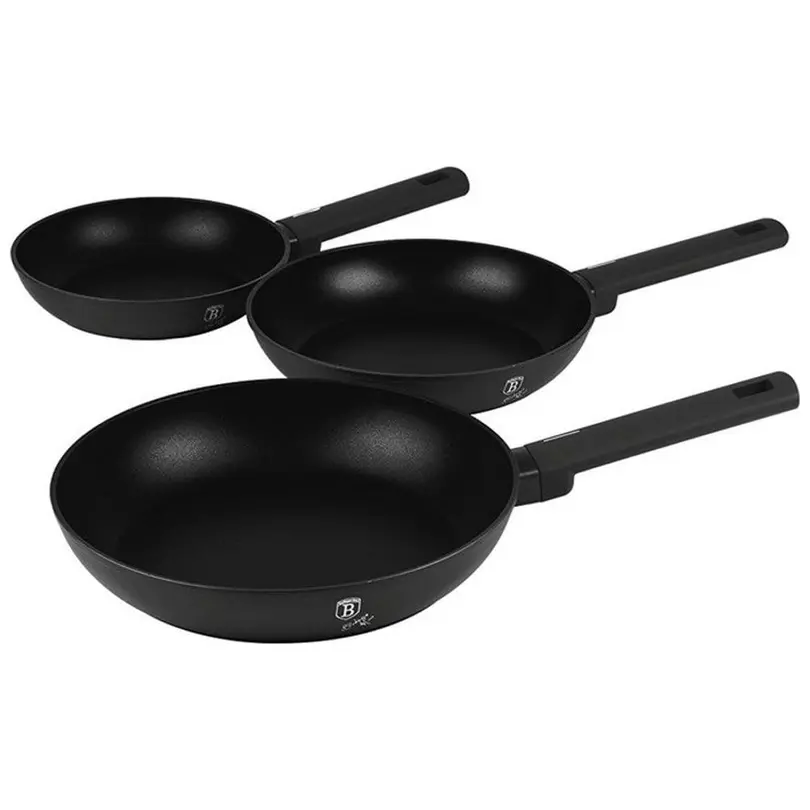 Bratpfanne 3er-Set Matte Black Collection
