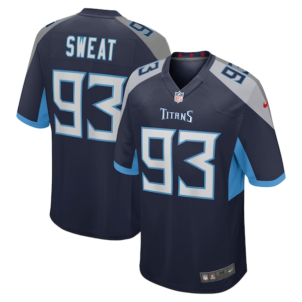 T'Vondre Sweat Tennessee Titans Nike Team Game Jersey -  Navy