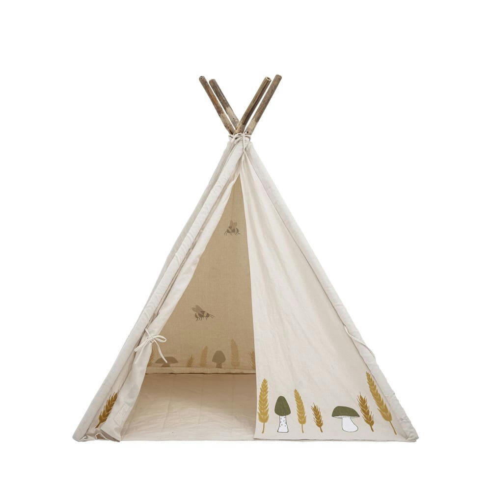 MILLO - Tipi enfant en bambou et tissu naturel
