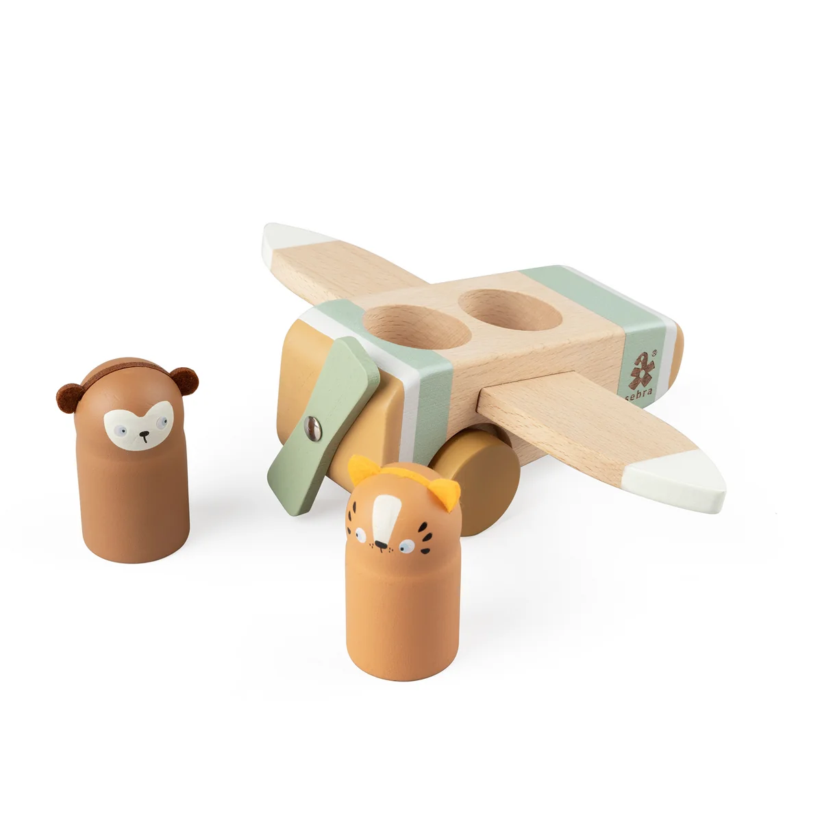 Sebra - Flugzeug aus Holz, Wildlife