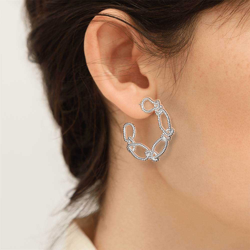 Boucles d'oreilles Cordage