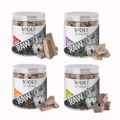 Wolf of Wilderness RAW Freeze-dried Snacks Mixed Trial Pack