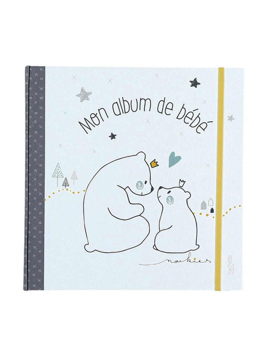 - Album de bébé bleu ciel