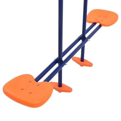 NNEVL Swing Set with Gymnastic Rings and 4 Seats Steel