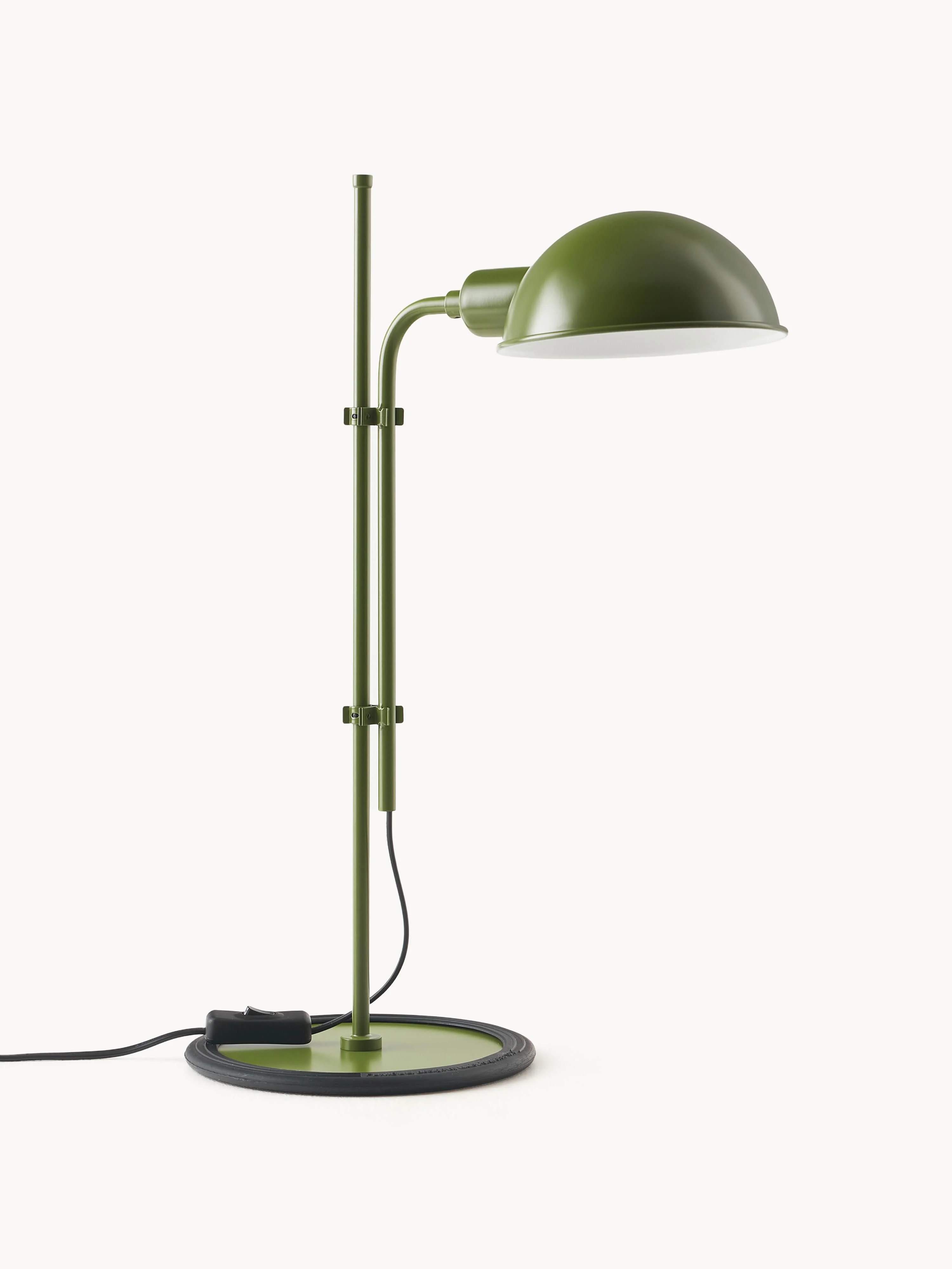 Große Schreibtischlampe Funiculí mit verstellbarem Lampenschirm