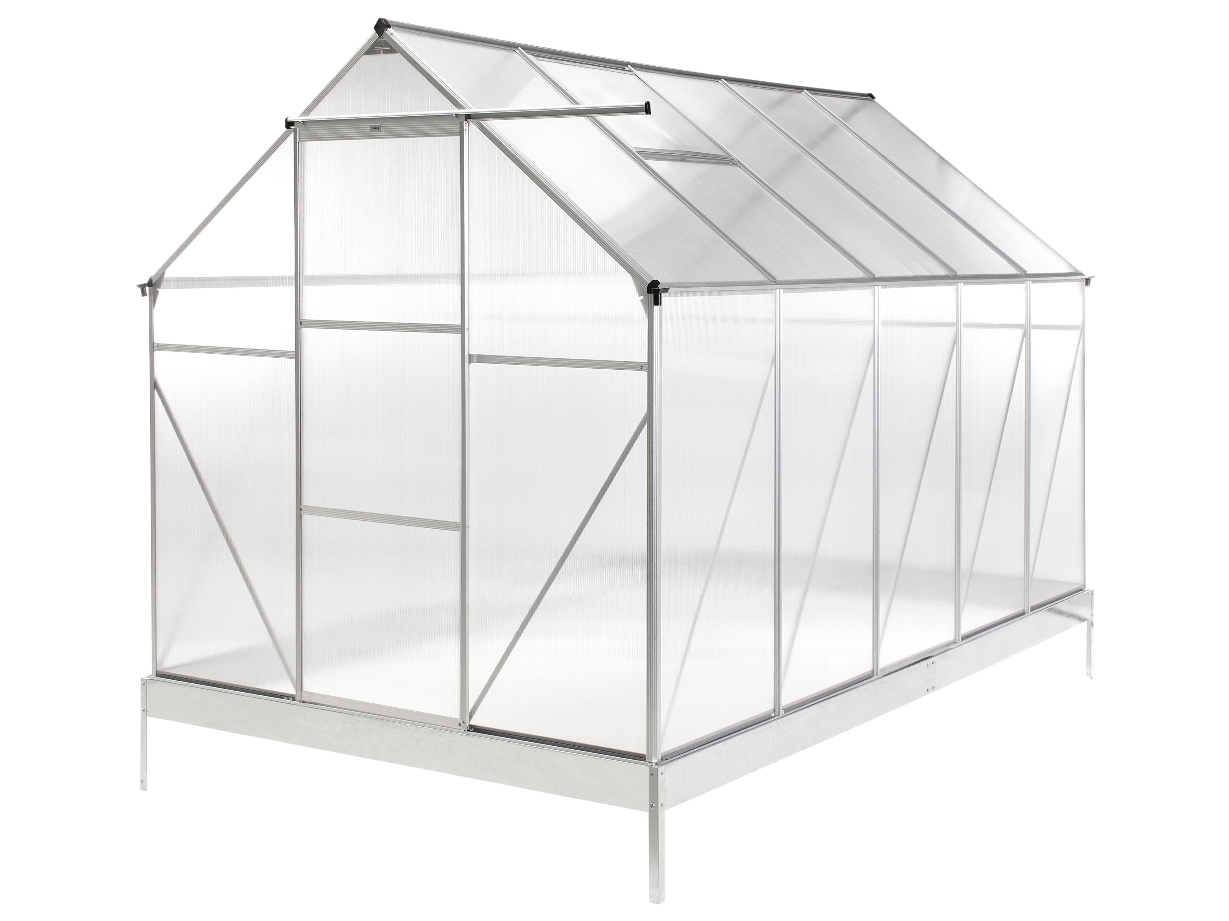 Garden Greenhouse APULIA Silver 190 cm