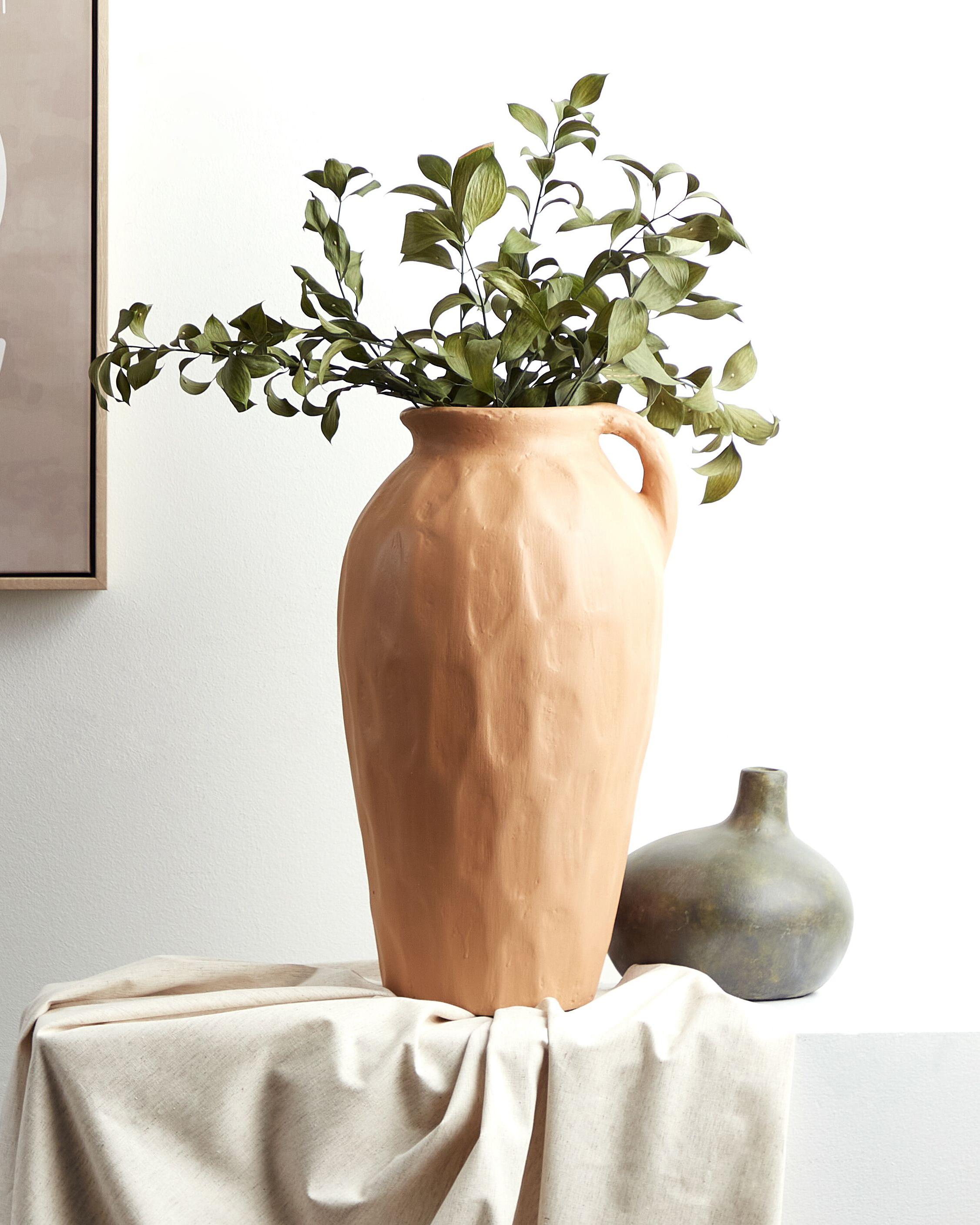 Decorative Vase TAIPING Ceramic 46 cm Sand Beige