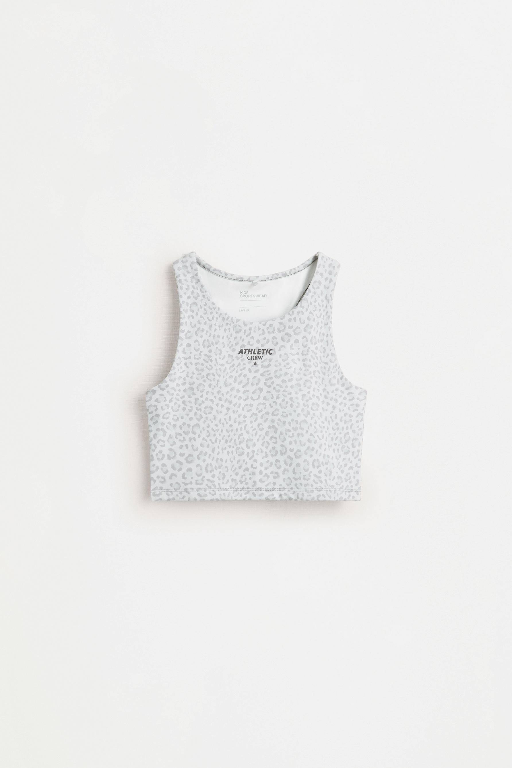 Top deportivo estampado