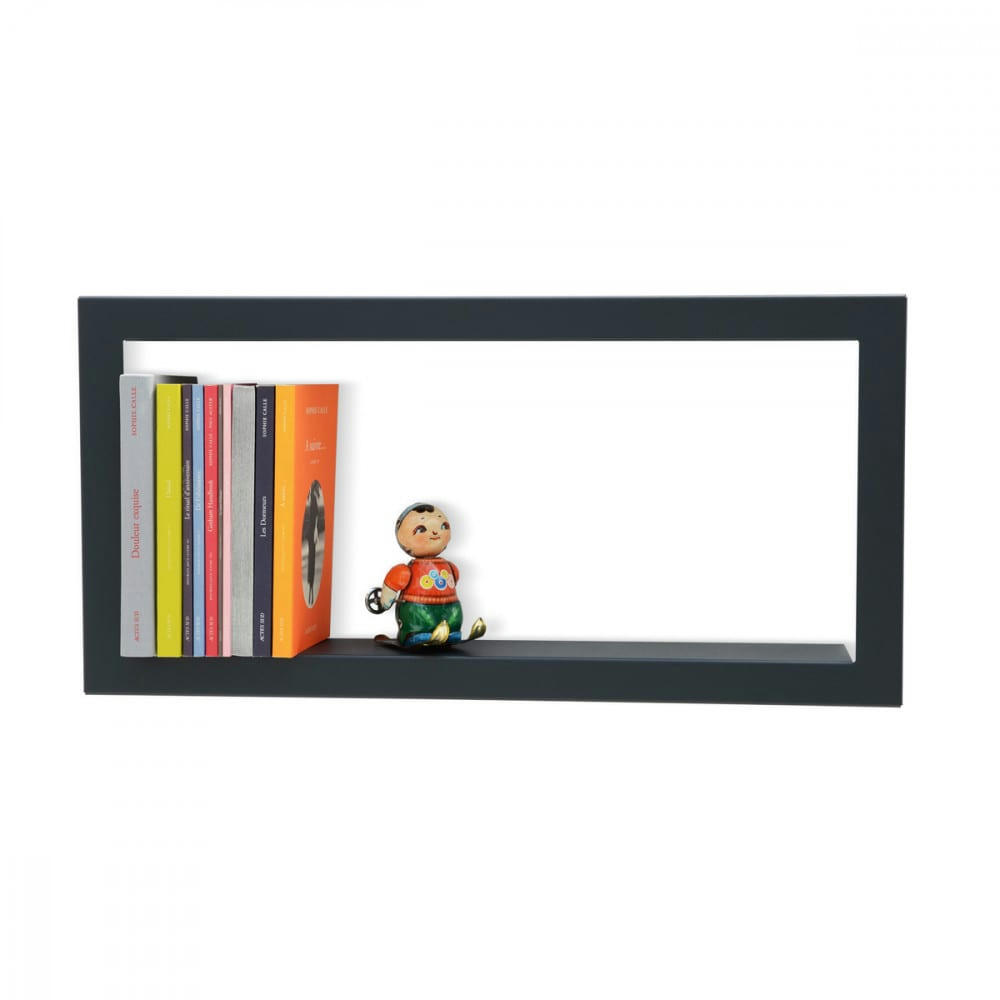 STICK - Etagère design large ardoise 59x28x8.5cm