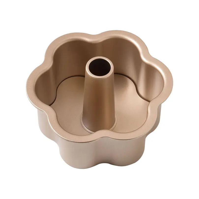 Gugelhupfform Gold Blume