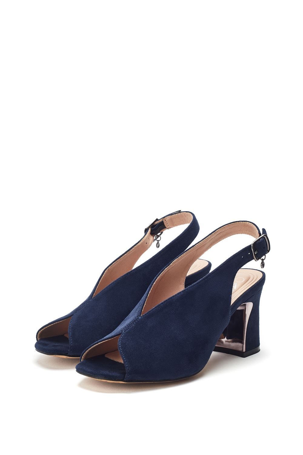 Moda In Pelle Love' Alcantara Heeled Sandals