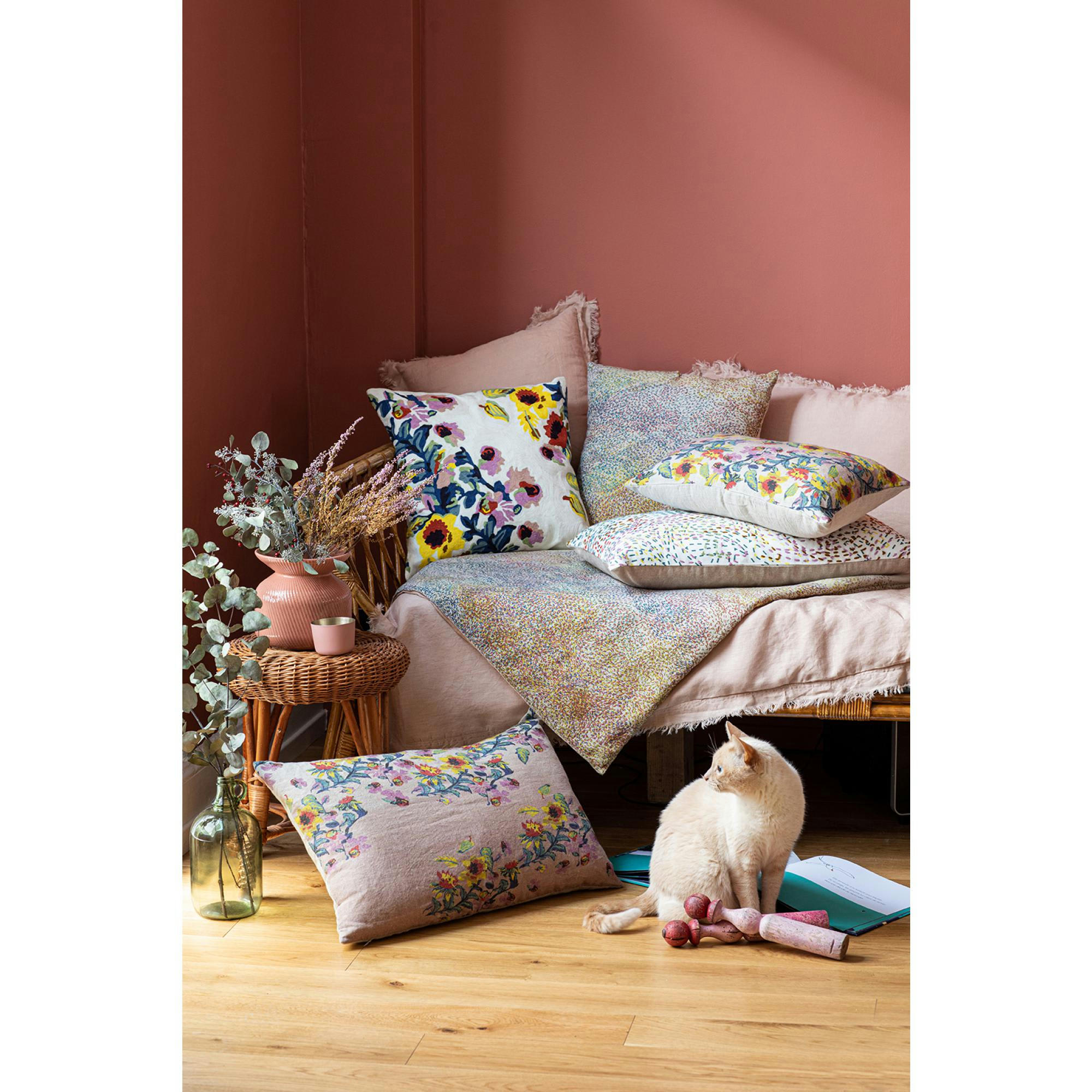 DAPHNE - Edredon  en lin naturel 80 x 180