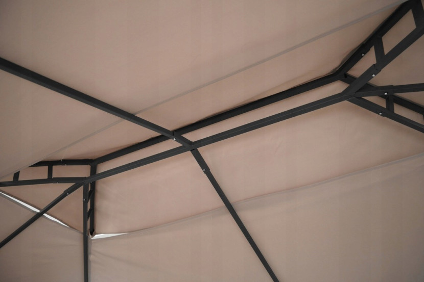 Altana pawilon ogrodowy szary 3x4m 3x4xH2.6m
