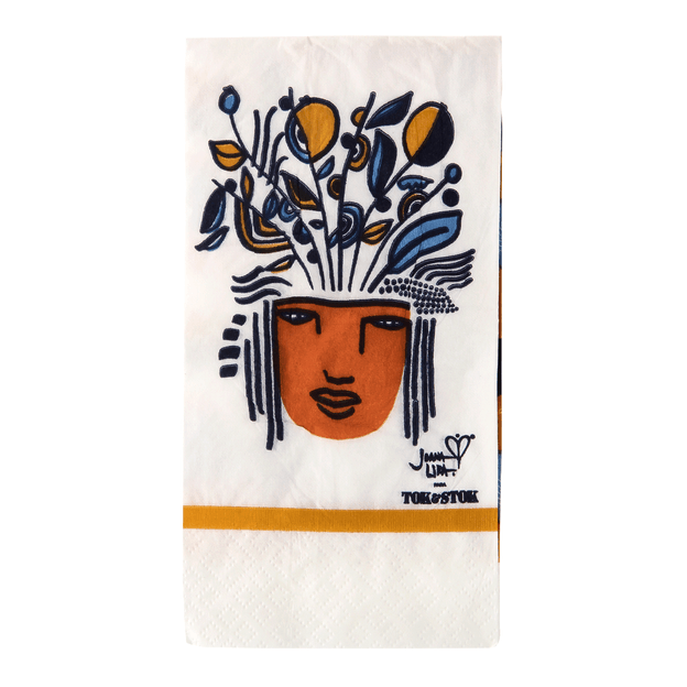 GUARDANAPO 39 CM X 39 CM PACOTE COM 20 PEÇAS MULHER PÁSSARO