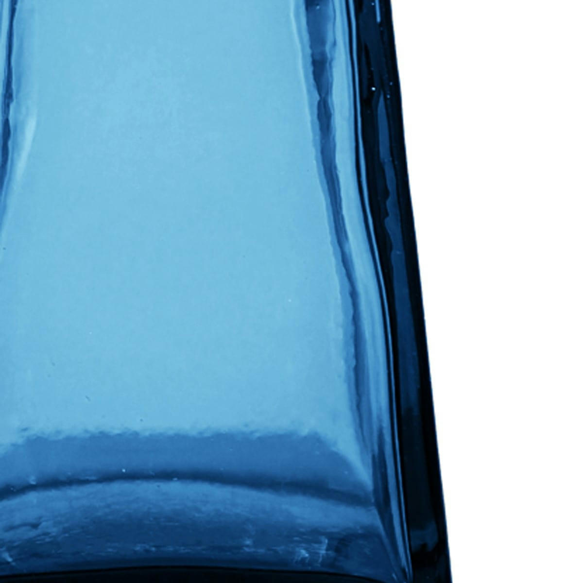 GOTLAND - Vase en verre recyclé  cobalt 30 cm
