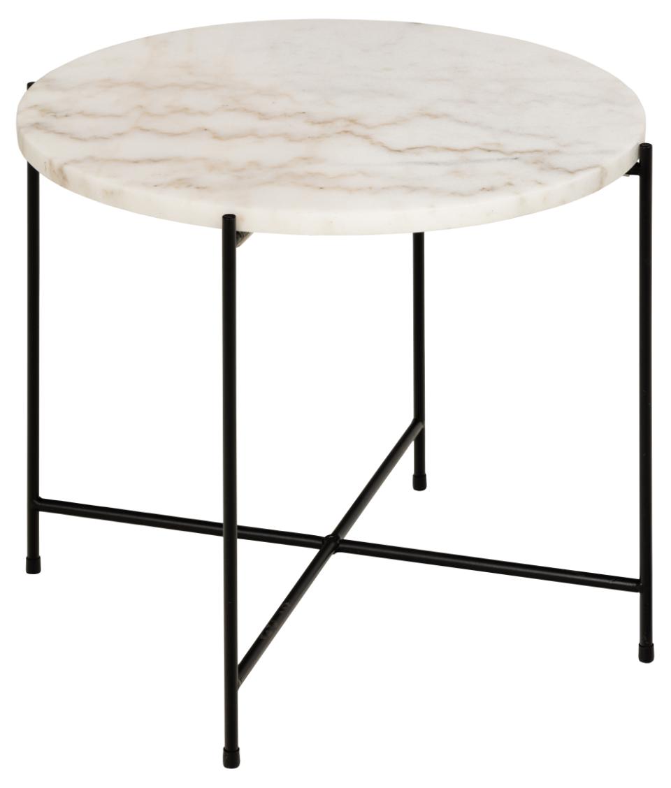 Rebellenclub Bijzettafel Kosta - Ø52 cm - Wit