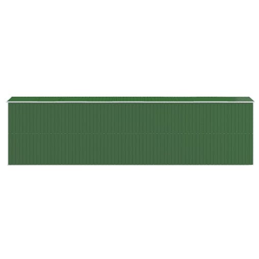 NNEVL Garden Shed Green 192x772x223 cm Galvanised Steel