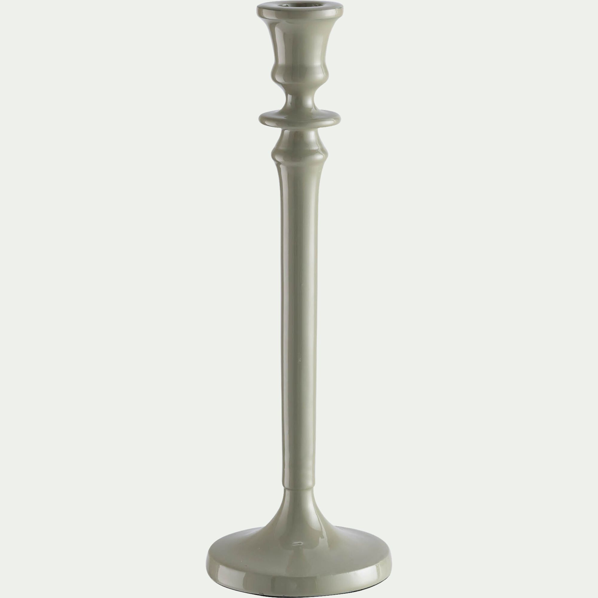 HARYA - Bougeoir en aluminium H31,5cm - blanc