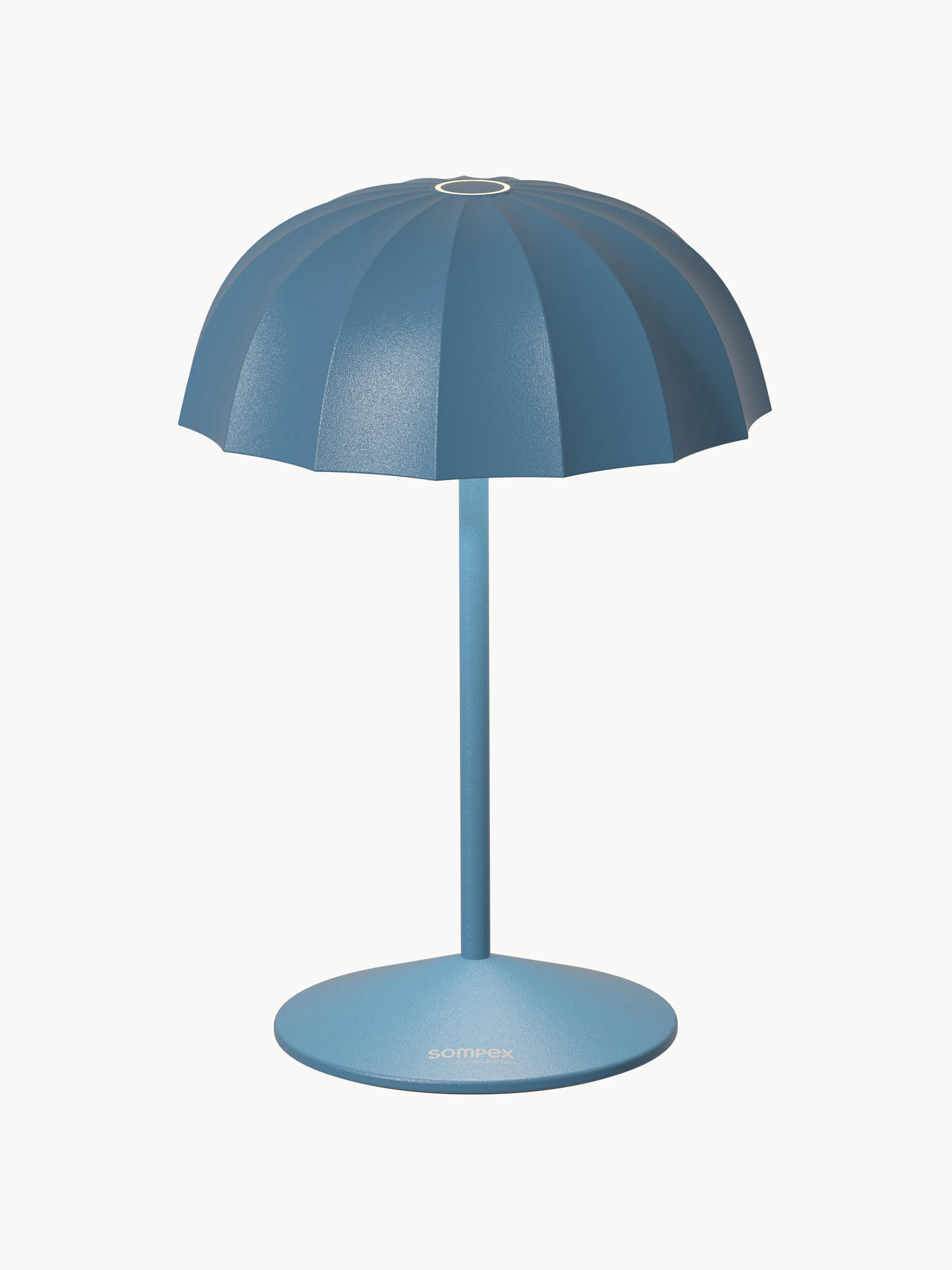 Kleine mobile LED-Außentischlampe Ombrellino, dimmbar
