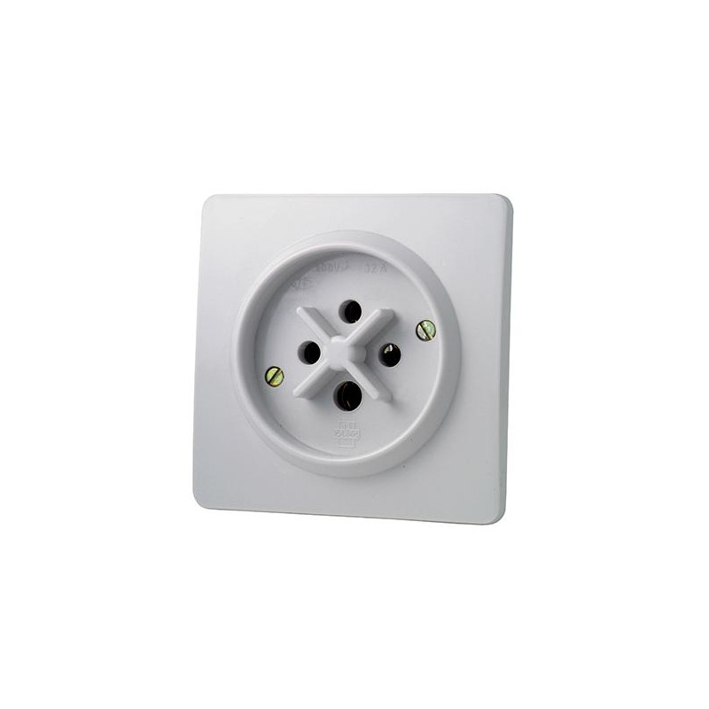 Prise cuisinière grise 3P T 32 A VYNCKIER