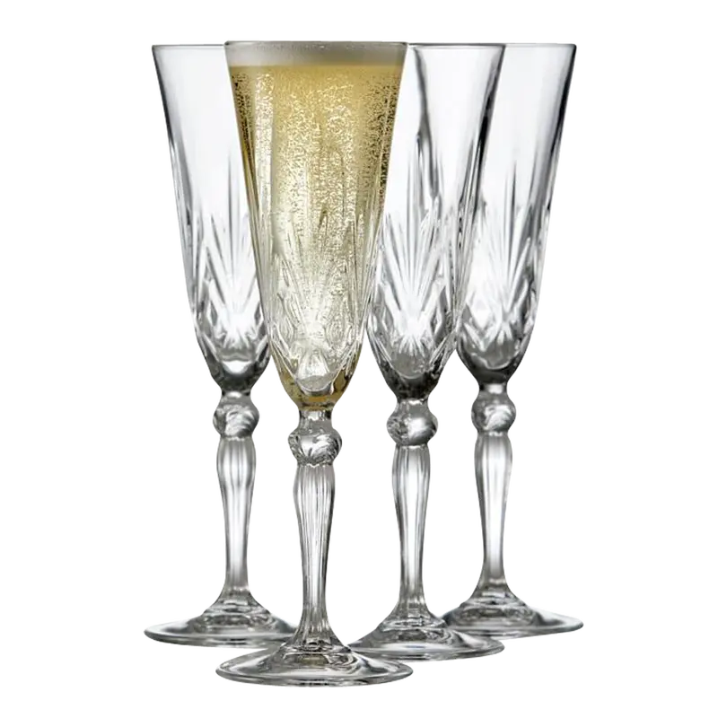 Champagnerglas 4er-Set Melodia