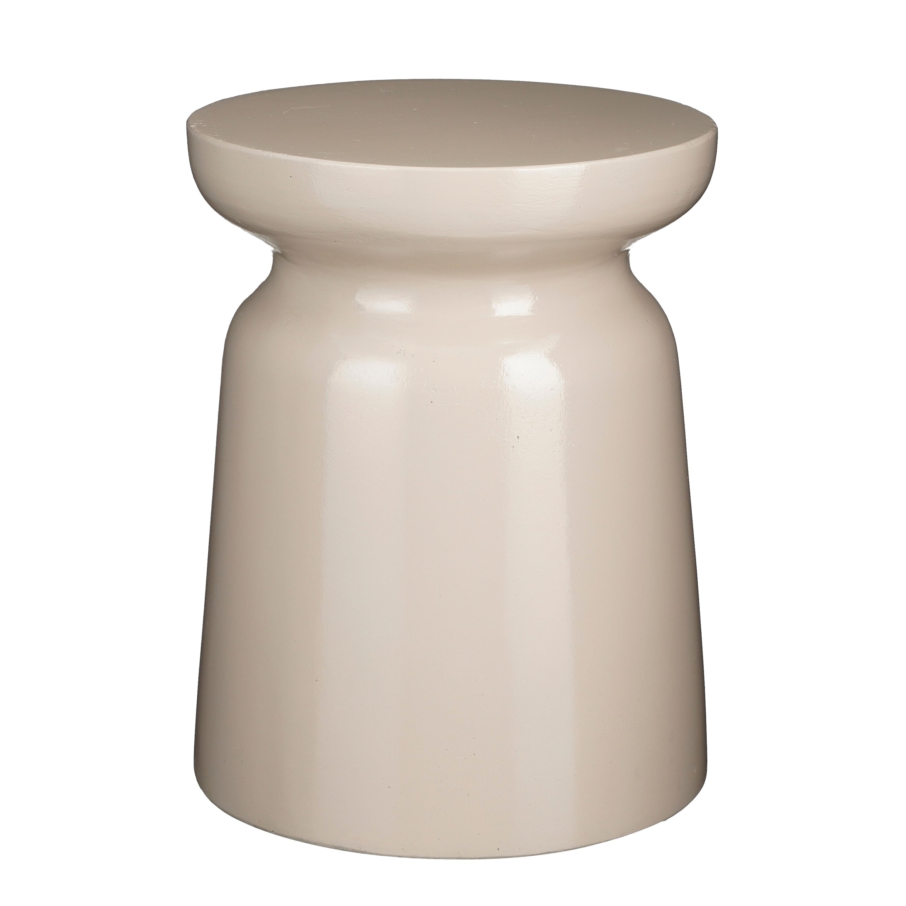 Mica Decorations Stage Bijzettafel - H45 x Ø35 cm - Cement - Beige