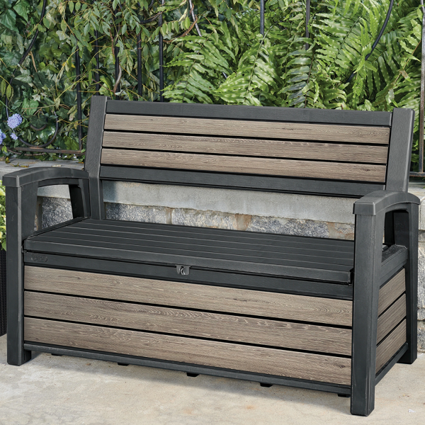 Skrzynia Ogrodowa ŁAWKA Keter Deco Garden 227L Siedzisko na Balkon 2w1
