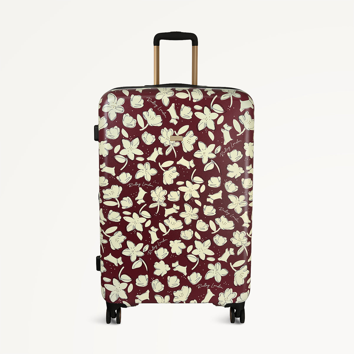 Thrift Floral - 4 Wheel Large Suitcase