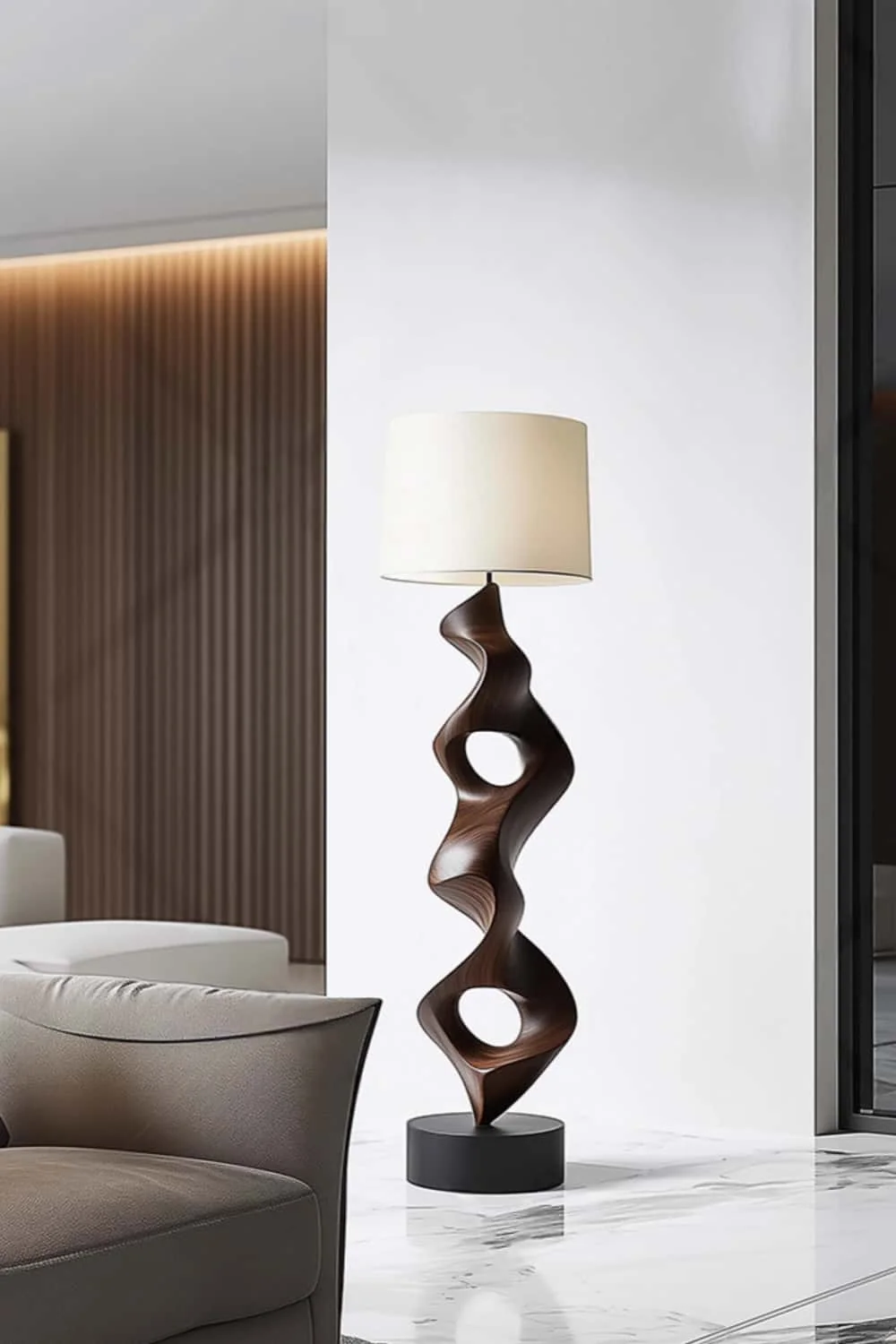 Wooden Art Lamp #WL029